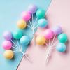 1PC Three-dimensional Colorful Balloon Cake Decorating Inserts Plastic Balloon Decorations Baking Accessories Party Supplies