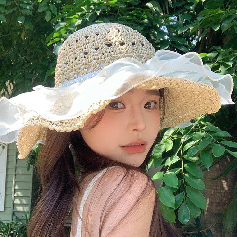 

UV Protection Sun Hat Breathable Beach Hats New Fisherman Cap Women