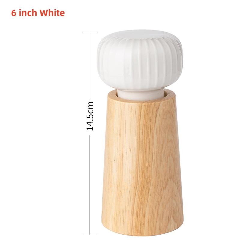 Nordic Style Pepper and Salt Grinder Manual Salt and Pepper Grinder Adjustable Roughness Ceramic Core Salt Grinder