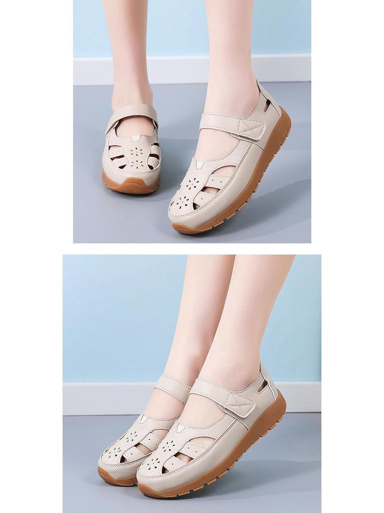 Übergröße 2025 Damen-Freizeitsandalen mit geschlossener Zehe (Größen 36-44)