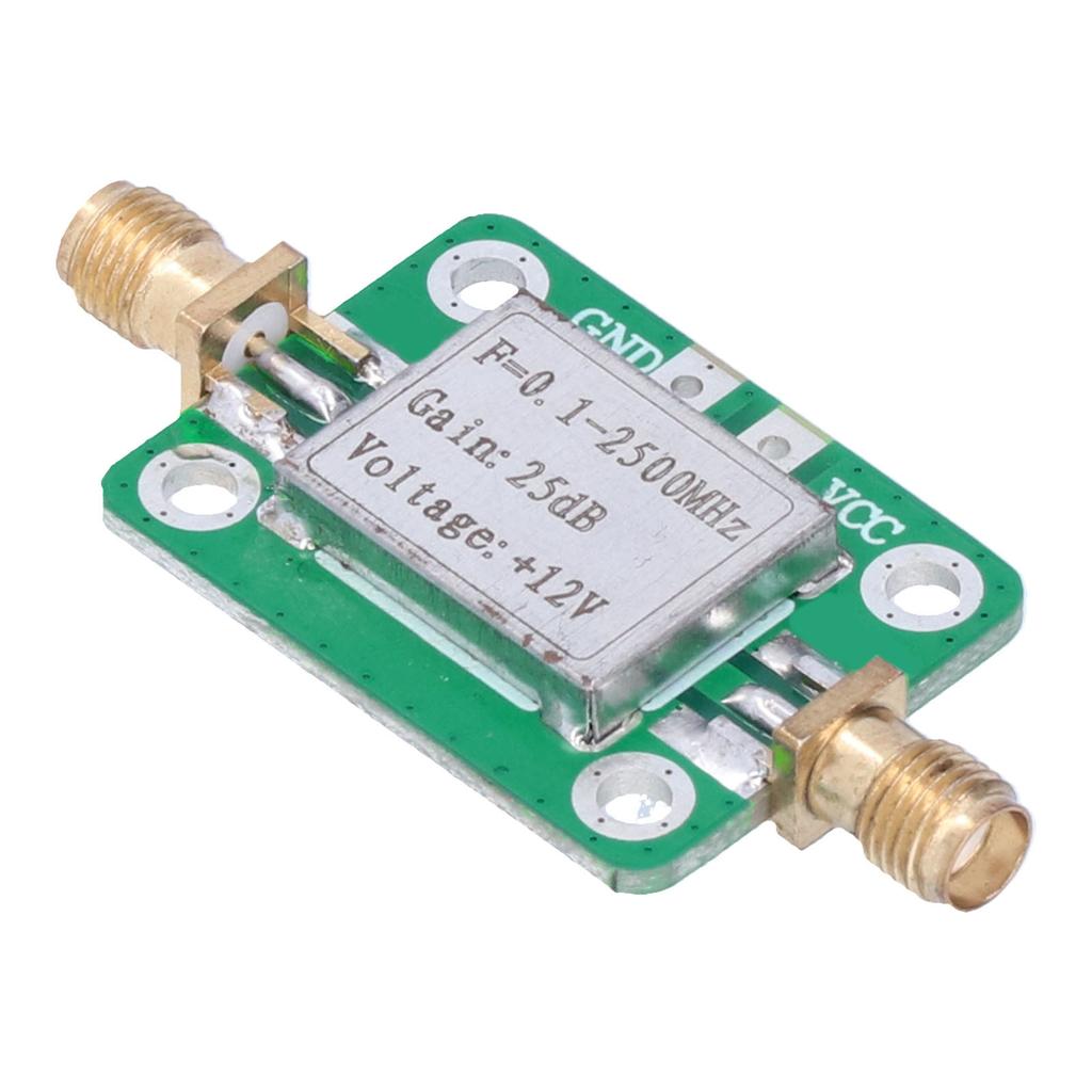 RF WideBand Amplifier 0.12500MHz 12V 45mA 25dB High Gain Low Noise SMAK Female LNA Amplifier