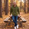 Men's Color Light Hooded Jacket for Fall and Winter
