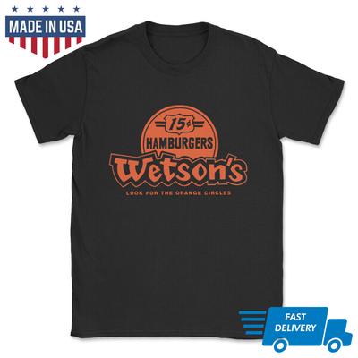 Wetson's Hamburgers Amerikaanse Hamburgerketen Logo Unisex T-shirt
