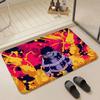 Anime F Fire Force Floor Mat Eco  Flannel Doormat Non Slip Odorless Indoor Floor Rug Soft Short Plush Home Mat