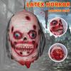 Severed Face Halloween Prop Bloody Face Latex Decoration Scary Realistic Party Props Festive Odorless Cut Face Corpse Face Prop