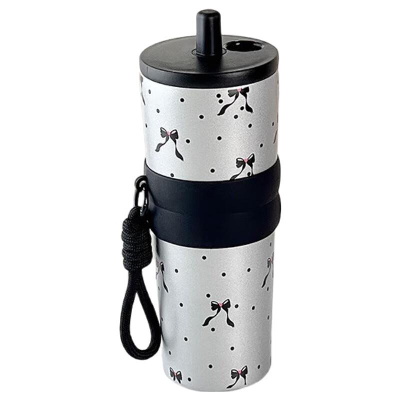 Xiaoyueya Portable Insulated Coffee Straw Cup 700ml
