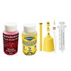 Hydraulic Bike Brake Bleed Kit + 60ml DOT 5.1 & Mineral Brake Oil Fluid, Disc Brake Maintenance Syringe Funnel Tool Set