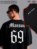 Marilyn Manson 69 Double-Sided Print T-Shirt