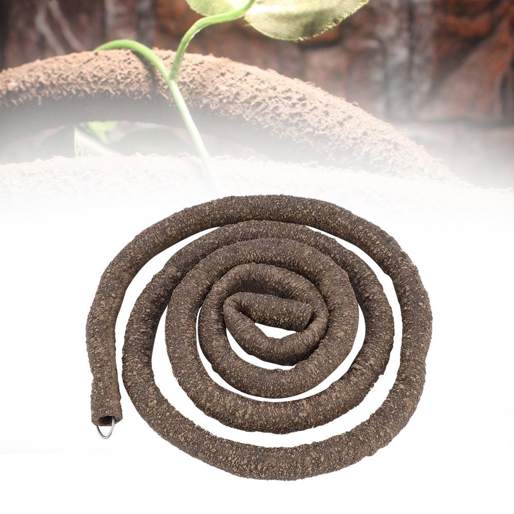 Artificial Reptile Climbing Branch Flexible Jungle 3.28ft Rattan Vine Decor;S: