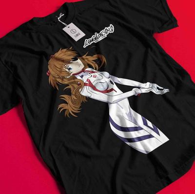 Neon Genesis Evangelion T-Shirt Eva Shirt Asuka Tshirt Ayanami Tee Mari Misato BB889