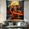 Imperium of Man Wall Tapestry Aesthetic Wall Hanging Printed Fabric Blanket Decorative Tapestries for Bedroom Living Room Home Decor