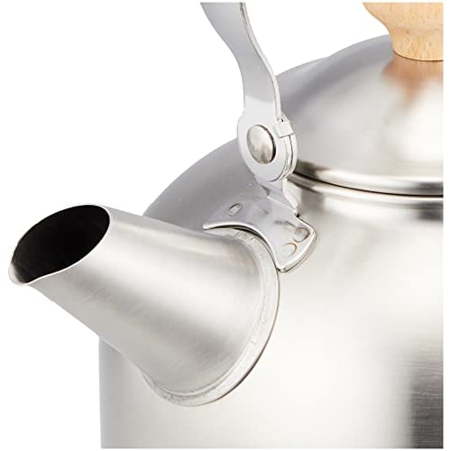 Wahei Freiz Made In Japan Nostalgic Kettle, 1.5L, Wooden Handle, Induction Compatible, CS-021, Chitose