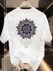 Mens Versatile100cotton Shortsleeved Tshirt Summer Casual Printed Shortsleeved Top Suitable for Outdoor Sports
