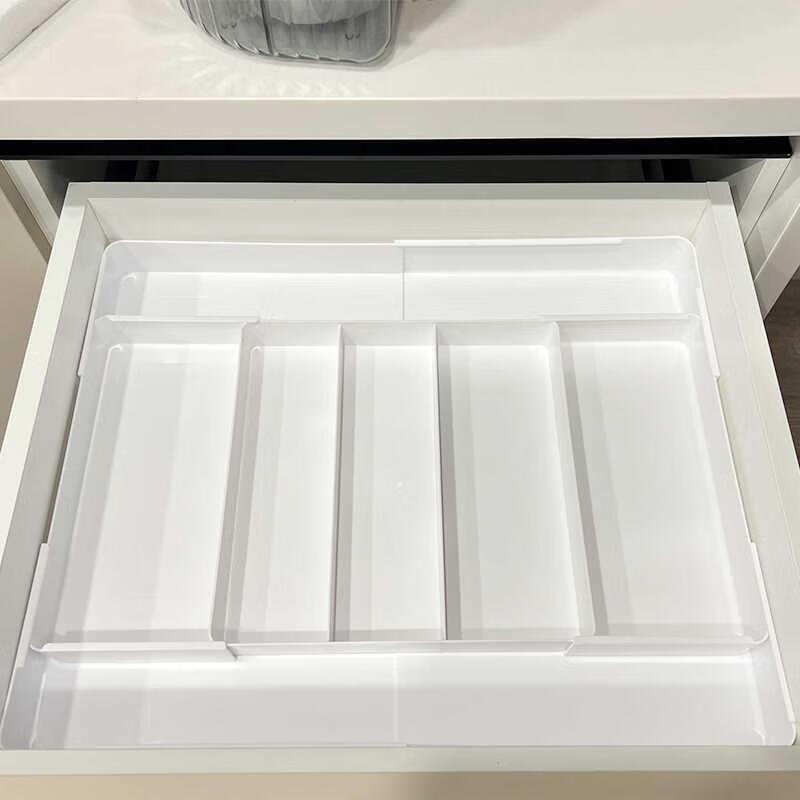 HANDUNYOU Expandable Drawer Cutlery Organizer
