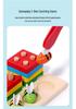 Three-in-One Wooden Fishing Bee Game: Educational Geometric Shape Matching Toy for Children