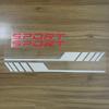 1pcs "SPORT" Vinyl Car Door Stickers Diagonal Stripes, Easy Apply Side Decals for Enhanced Vehicle Aesthetics