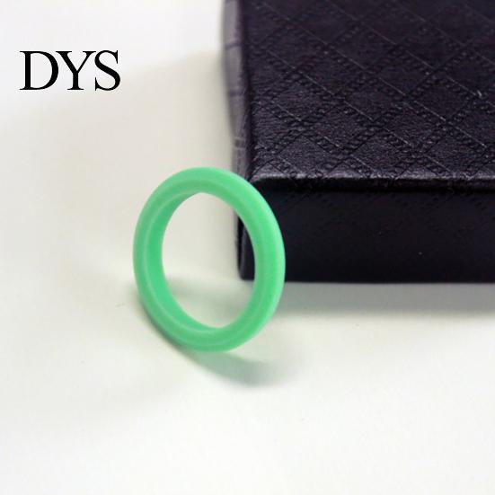 10Pcs Women Fashion Silicone Wedding Band Ring Jewelry Solid Color Party Gift
