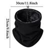 Neck Gaiter Winter MotorcycleWarm Fleece Neck Outdoor Warmer Windproof Scarf Camping Hiking Ski Cycling Winter Face Mask