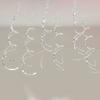6 stk Spiralhengende Party Streamers Hengende Plast Streamer Spiralanheng Twin Tail Party Takfolie Swirl-dekorasjoner