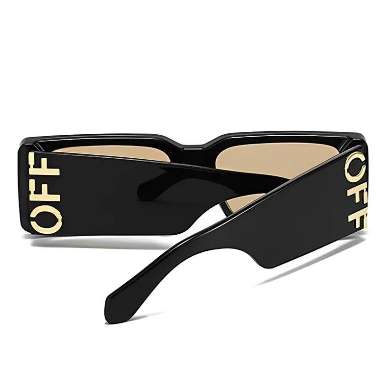 Luxury Designer Sunglasses Women Oversized Letter Shades Vintage Square Glasses Fashion Brand Summer Trendy