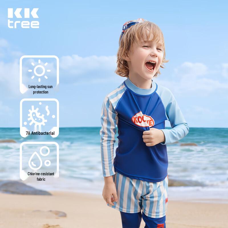 

Kocotreekk Kids Long Sleeve UV Protection Split Swimsuit 110