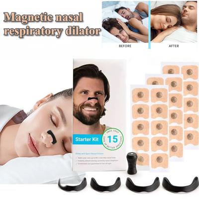 Magnetic Nasal Breathing Expander Nasal Patch Nose Clip Entry-level Kit, Used To Improve Sleep Quality, Prevent Snoring, Sleep Mouth Tape