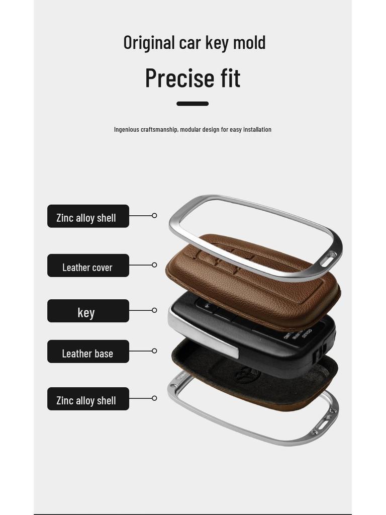 Toyota Schlüsselabdeckung für Camry, Avalon, Highlander, RAV4, Corolla, CHR und mehr