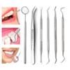1 3Pcs 4Pcs Stainless Steel Dental Tools Set Mirror Probe Oral Care Kit Dentist Quality Tools