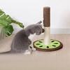 Post for Scratching Interactive Toys Scratcher with Ball Activity Centre Scratch Exercise