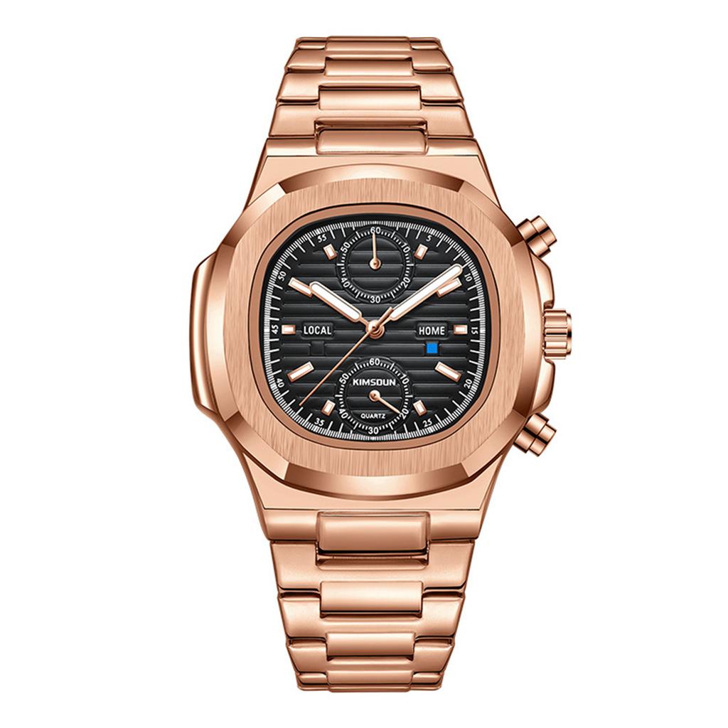 Herren Wasserdicht Leuchtend Lauf Wecker Uhr