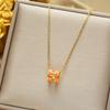 Titanium Steel Non-fading Necklace - European & American Style, Light Luxury, Versatile Korean Fashion, Perfect for Women and Girlfriend Gifts.