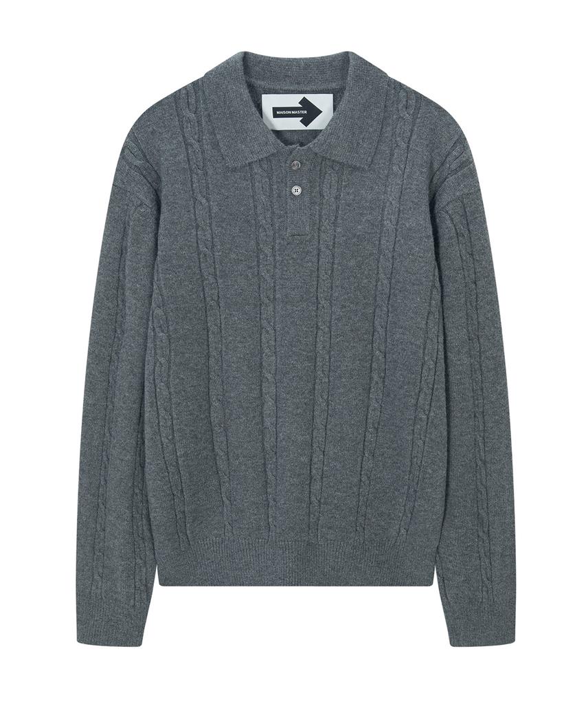 Maison Master Cable Knit Ivory