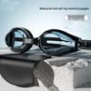 HD Myopia Swimming Goggles Set: Waterproof, Anti-Fog Goggles & Cap for Men and Women