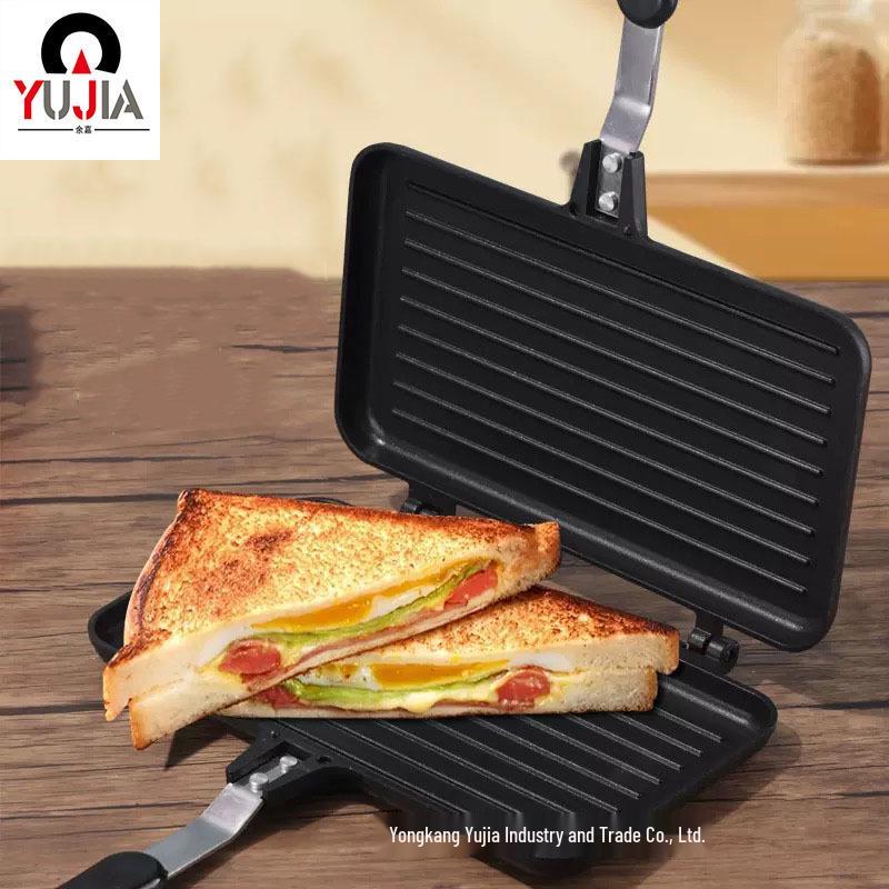 Dual-Sided Non-Stick Detachable Sandwich Grill & Frying Pan