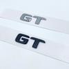 HXBQK1 3D Flat Letters ABS Emblem GT GTC V8biturbo for Mercedes Benz AMG Car Trunk Lid Nameplate Badge Logo Sticker Chrome Glossy Black