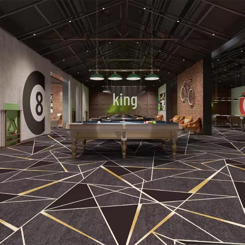 Luxury Printed Carpet for Hotel Billiard, Game, and Recreation Rooms – Wall-to-Wall Hallway and Private Room Flooring