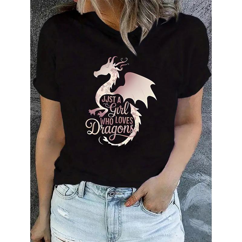

Women S Casual T Shirt Round Neck Short Sleeved Slightly Elastic Fabric Regular Style Comfortable Top for All Seasons Women Clothes S чёрный