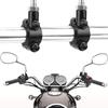Motorcycle Mirror Mount Motorcycle Handlebar 22mm Universal Mirror Holder Mount Holder Adapter Clamp No Drilling Required Easy Installation For M