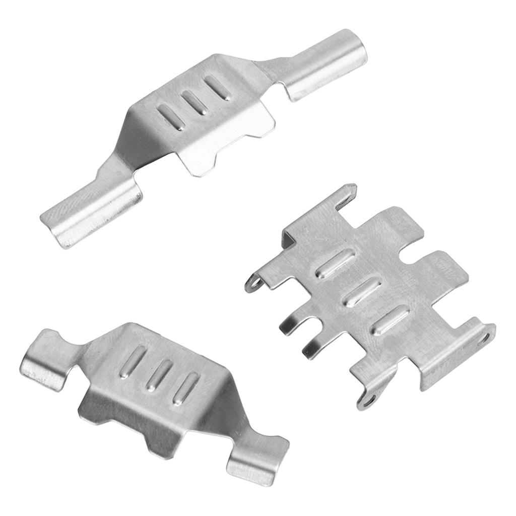 Stainless Steel Chassis Armor RC Chassis Armors Set for Traxxas TRX4M 1/18 Upgrade RC Car