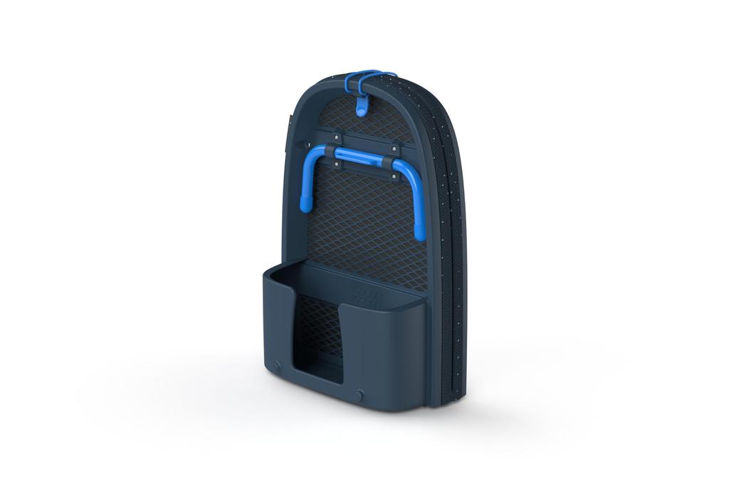 Joseph Joseph Pocket Plus Space Compact Tabletop Ironing 50010 Foldable, Saving, Board, Black/Blue [Genuine Product]