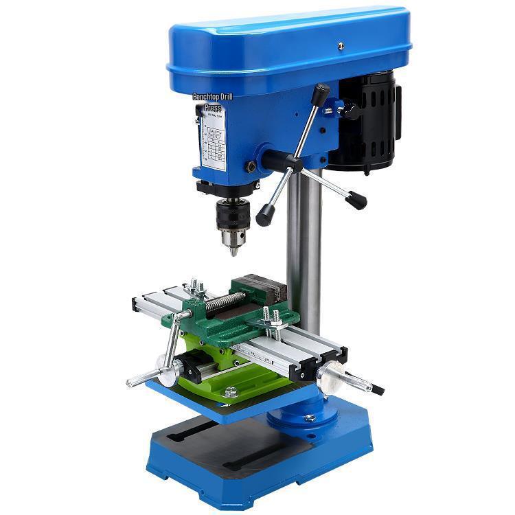 Versatile 220V Mini Bench Drill Press with 13mm Capacity & Variable Speed