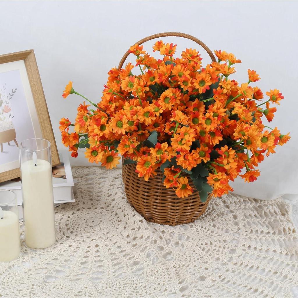 Artificial Chamomile Daisy Bouquet for Living Room Décor
