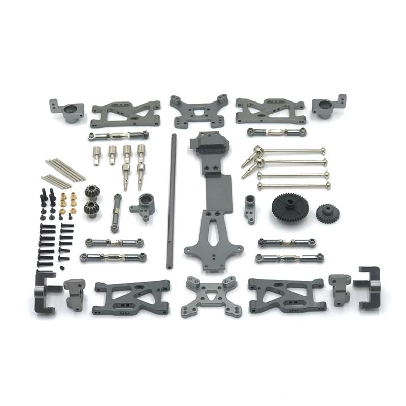 Metal Upgrade Swing Arm Drive Shaft Steering Cup 17 Piece Set For WLtoys 1/14 144001 144010 144002 RC Car Parts
