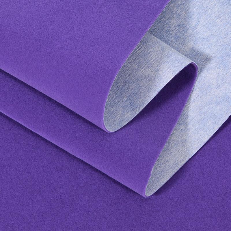 Self-Adhesive Flocked Fabric Thick Velvet Lining for Jewelry Display Scratch-Proof DIY Cabinet Liner Peel & Stick Foam Cloth