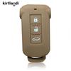 Kirtlandi For Mitsubishi Delica D5 Car Key Cover Case For Mitsubishi Outlander 2014 Pajero Delica Key Chains Car Accessories Bag