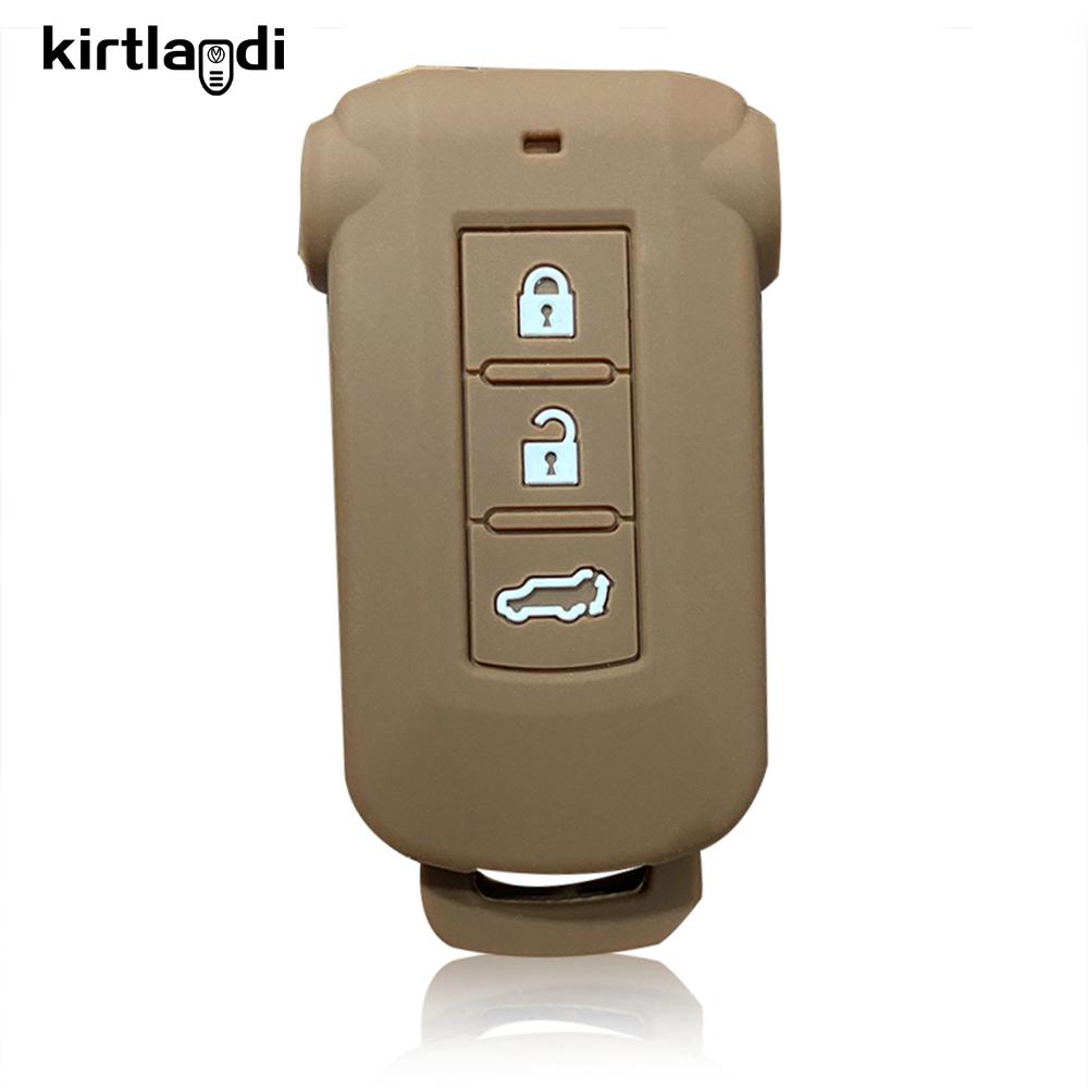 Kirtlandi For Mitsubishi Delica D5 Car Key Cover Case For Mitsubishi Outlander 2014 Pajero Delica Key Chains Car Accessories Bag