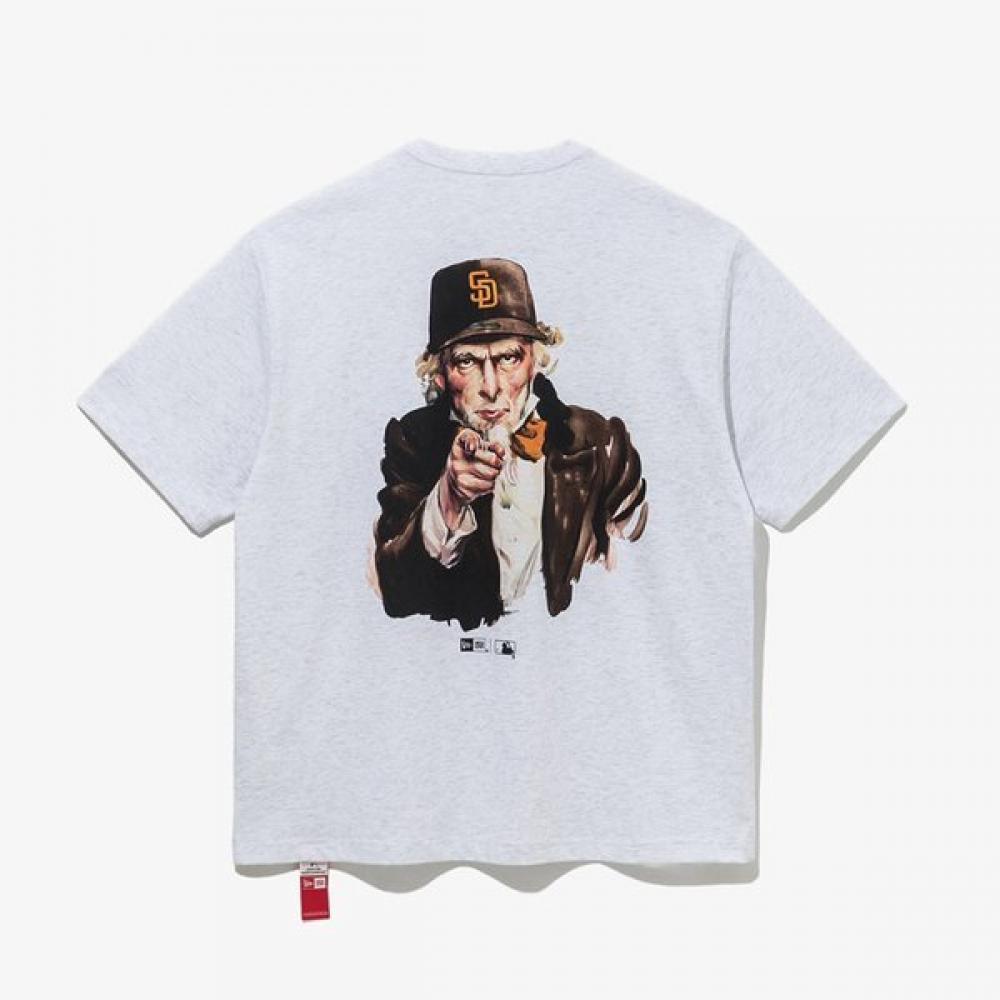 

New Era Domestic Store Genuine Mlb San Diego Padres Uncle Sam Short Sleeve Tee 14536457 14536457/S