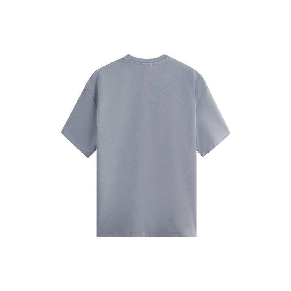 Kith Quinn T-Shirt Hellindigo Herren Tops Blau KHM031086-415