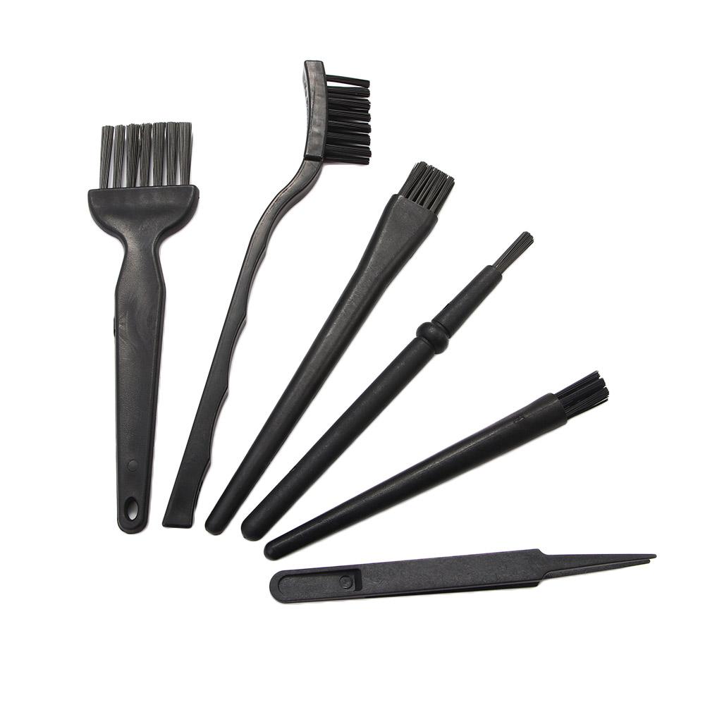 Nylon Portable For Laptop Temperature Resistant For Phone For Keyboard 6 in 1 Anti Static Computer Cleaners Keyboard Brush Kit
