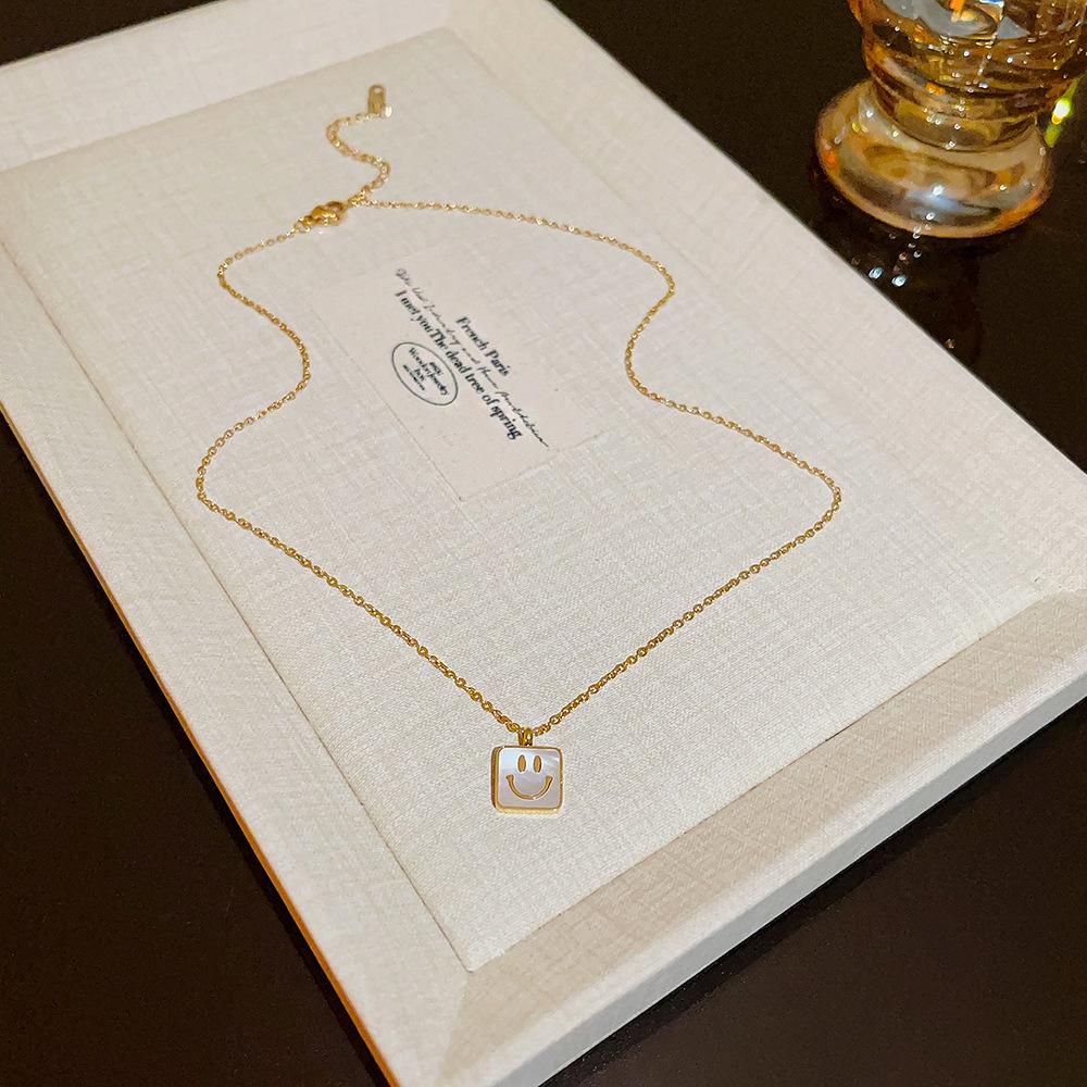 Elegant Titanium Steel Necklace: Chic, Durable, Non-Fading Design for Women